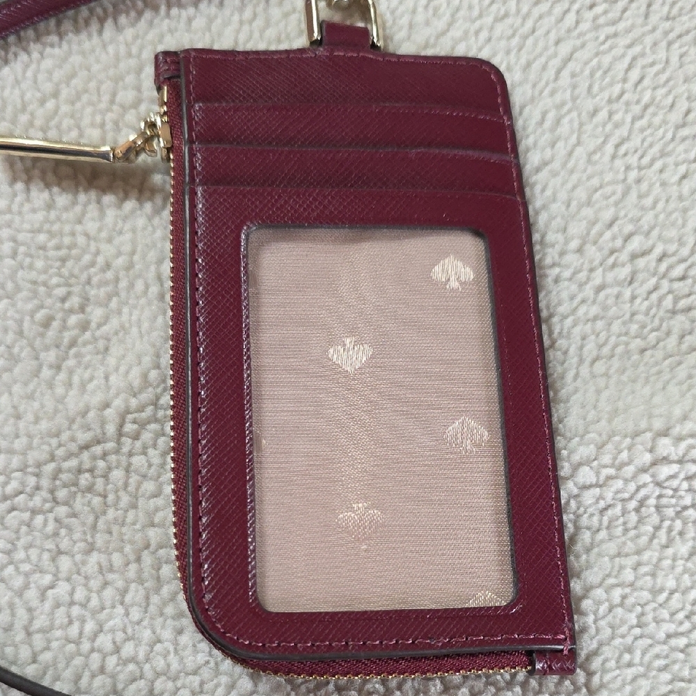 Kate Spade Maroon Wristlet - Picture 3 of 7